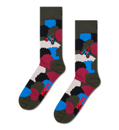 [HS-P003205] Happy Socks - Motor Bike Speed Sock